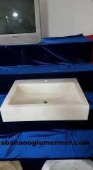 mermer lavabo,lavabo modelleri,lavabo ölçüleri : 45x55x15 cm lavabo -029