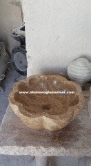 emperador mermer lavabo,lavabo modelleri,lavabo ölçüleri : 42x42x15 cm lavabo -038