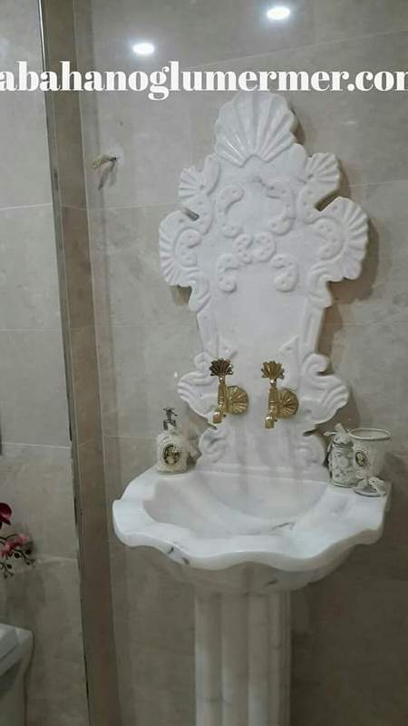 Bahçe çeşmesi, mermer bahçe çeşmesi modelleri, çeşme -030