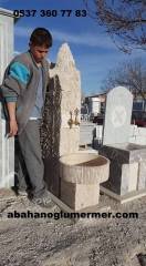 Bahçe çeşmesi, mermer bahçe çeşmesi modelleri, çeşme -041