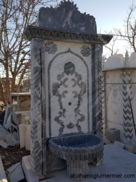 Hayrat çeşmesi modelleri, mermer hayrat çeşmesi, 044
