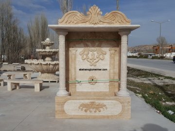 Hayrat çeşmesi modelleri, mermer hayrat çeşmesi, 048