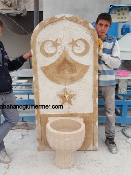 Hayrat çeşmesi modelleri, mermer hayrat çeşmesi, 049