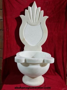 osmanlı modeli aynalı mermer kurna, aynalı kurna -0107