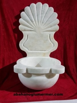 osmanlı modeli aynalı mermer kurna, aynalı kurna -0119