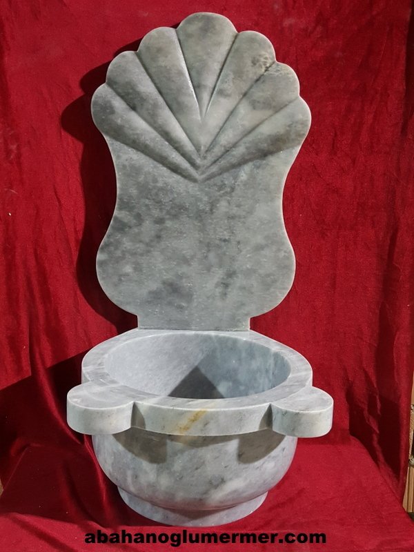 osmanlı modeli aynalı mermer kurna, aynalı kurna -0122