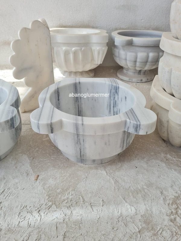 mermer kurna, hamam kurnası ölçüleri 45x45x25 cm -114